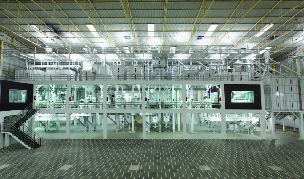 Bühler's rice processing plant