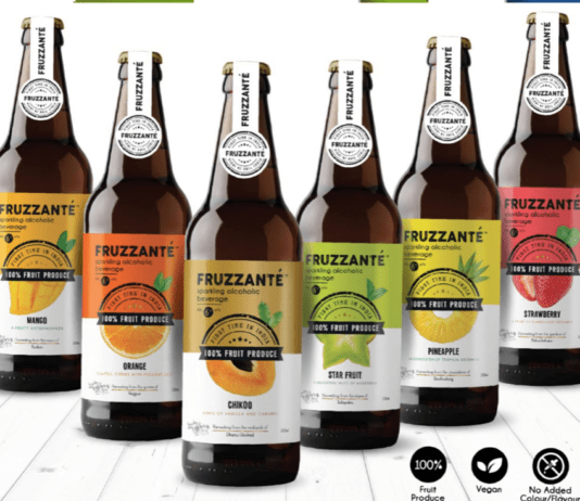 Fruzzanté – A cider-style chikoo alco-bev Fruzzanté