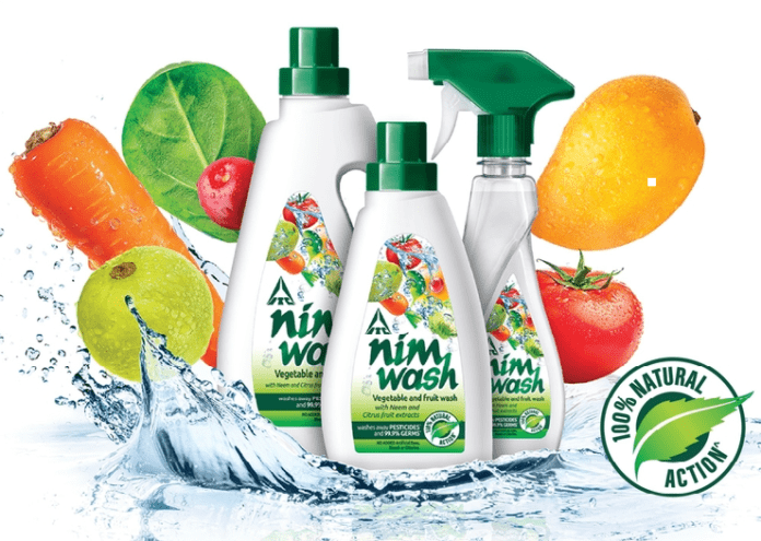NimWash vegetable and fruit wash