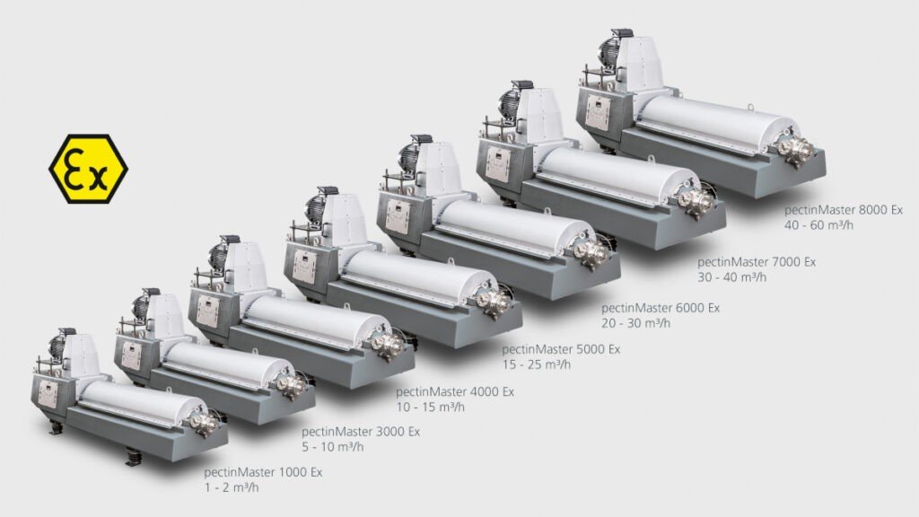 Gea's CF decanter series pectinMaster ensures efficient processing