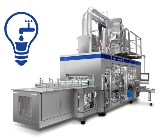 SIG reduces water consumption on filling machines up to 50% Water consumption