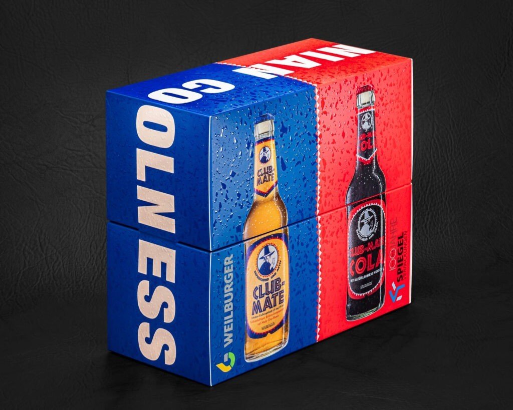 Recyclable drink cooler made with MetsäBoard paperboard