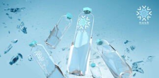 Sidel's rPET Nuuk design inspired by the chunkiness and clarity of ice Image Sidel