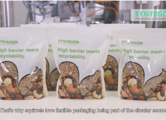 New PE-based high-barrier food pouch designed for recyclability Sustainability: Dow, Syntegon, Comexi, Plastchim-T & Ticinoplast collaborate Together with a value chain team, on 15 July 2021 Dow Packaging and Specialty Plastics, a business unit of Dow announced the successful development of an innovative, polyethylene(PE)- based, high-barrier food pouch, which is not only functional, but designed to enable recyclability in PE-streams. The pouches have been created together with Syntegon, Comexi, Ticinoplast and Plastchim-T. The flexible pouches are made predominantly from a single material – PE. Mono-material pouches are easier to recycle than packaging structures available on the market today, which are made up of multiple materials, each performing a different function. The solution that the team has been able to create enables customers to achieve the necessary functionality provided by those multiple materials – for example, oxygen and water vapor barrier, printability, toughness, stiffness, excellent gloss and clarity – without compromising recyclability. Pierre Hamelink, global account management and sustainability, vertical segment, at Syntegon, commented, “Syntegon is embracing the sustainability challenge towards a circular economy and therefore wants to collaborate with leading brands in the marketplace to offer the best solutions possible to its customers. It’s a big step forward: through this joint solution brands who need a recyclable packaging material with appropriate barrier performance for a range of dry goods, and who do not want to compromise on bag quality and machine speed, now have a tune-able option at hand.” Each project member was able to bring in a unique perspective and experience from decades of packaging processing expertise, which led to the new pouch design being developed to run at speed on existing machinery, delivering high quality at each step of the way and therefore providing a commercially-viable solution to the market. The creation was enabled by the combination of a high-performance, tenter-frame biaxially-oriented polyethylene (TF-BOPE) film developed by Ticinoplast and produced at Plastchim-T, with an enhanced barrier lamination film produced at Dow’s Pack Studios Tarragona. Felip Ferrer, brand manager and business development manager of the offset printing business unit at Comexi, commented, “Designing recyclable, flexible packaging is an essential step towards a circular economy. In addition, using sustainable Electron Beam technology in the printing process allows a 100% reduction of volatile organic compound (VOC) emissions and 40% less energy in comparison with conventional solvent-based printing technologies. This project shows that by connecting our know-how with film suppliers - and our global customers for printing – we can develop more sustainable and recyclable solutions.” High-quality, solvent-free, offset printing was demonstrated on a CI8 press at Comexi where the solvent-free lamination step was also performed. The packaging was created at high speed on Syntegon’s innovative vertical form-fill-seal (VFFS) machinery with an output of 80 pouches per minute, which makes it a commercially viable solution. Paolo Rossi, CEO and mono-material flexible packaging engineer of Ticinoplast, commented, “Stand- up pouches are often the most suitable flexible packaging for solid goods, powders and liquids, in both food and non-food sectors. The possibility to form and fill this PE-rich pouch at a high production rate is a step forward for the market. BOPE is a rising technology and thanks to projects like this, companies can come together and create new polyethylene films that can be customized to achieve the best possible efficiency and viable solutions for consumers.” Aydin Faik, owner of Plastchim-T, commented, “It is really exciting after several years of development to have in-hand pouches entirely based on fully recyclable material where BOPE is the novelty that makes the difference. Mutual efforts of all the participants have brought us here and we are confident that by investing in the first hybrid BOPE/BOPP line, we will manage to develop and present to the market new products for many other applications where recyclability will remain the main focus. The PEoneer BOPE project films are the perfect blend of high performance and enhanced sustainability. The innovative plastic films further support our increasing commitment to finding concrete solutions to enhance and sustain the circular economy and sustainable bioeconomy.” This collaboration is another example of how Dow is working with partners to ensure that flexibles and films, which are currently hard to recycle, are able to be recycled – and to drive game changing innovation to help keep plastic waste from entering the environment. It aligns to Dow’s target to ensure that all of its products sold into packaging applications are reusable or recyclable by 2035. Jaroslaw Jelinek, global marketing manager for oriented PE technologies, Dow Packaging and Specialty Plastics commented, “By working collaboratively with all project members, we’ve been able to accelerate a new offering that has been designed with recyclability in mind from the outset. This is not a concept or a project anymore, this is reality. Our global teams have been working through Pack Studios to bring the success of this PE-based barrier pouch to customers and we can’t wait for them to see it.” As a leading provider of sustainable packaging materials, Dow is committed to driving the adoption of PE- based, recyclable flexible packaging and this joint effort is an important step on this journey. Designing innovative packaging with recyclability in mind from the outset is a key part of Dow’s sustainability strategy and will help lead to a more circular economy for plastics. Dow’s work in this area is enabled by its Pack Studios, where it is using industry-scale testing and production capabilities to accelerate the development of concepts which can be replicated at scale. The design of recyclable, flexible packaging through collaborations such as these are important if the industry is to meet European Union regulations of having 100% recyclable packaging in the market by 2025. See how it was made – Convince yourself of the smooth production of the pouches in this video “Why do squirrels love the circular economy?” General BusinessHigh-barrier food pouch designed for recyclability by Dow, Syntegon, Comexi, Plastchim-T and Ticinoplast