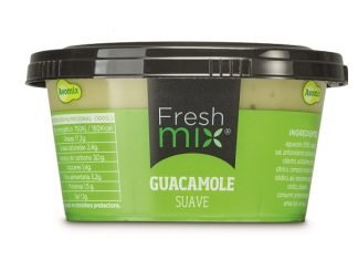 Avomix guacamole product with IML label