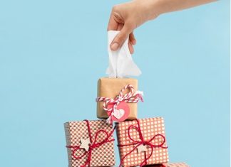 European Tissue Symposium introducing a collection of cleaning products, tissue paper, and paper towels for its customers in this festive season