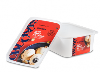 Chuckles malt-flavored ice cream is now available in IML packages