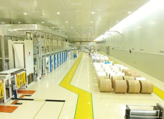 The pressroom of the UFlex Asepto plant in Sanand Photo UFlex Asepto
