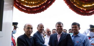Bikano team inaugurating its new plant in Hyderabad
