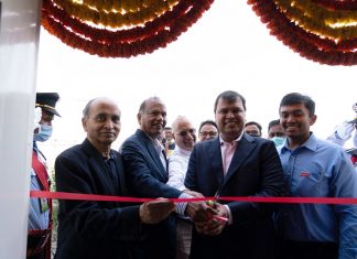 Bikano team inaugurating its new plant in Hyderabad