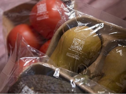 Domino has collaborated with Futamura to produce sustainable laser coding for compostable film food packaging. Photo: Domino