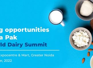 Tetra Pak is showcasing its products at World Dairy Summit in Greater Noida.
