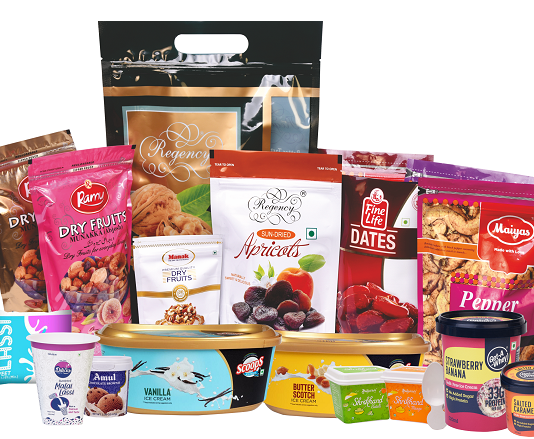 Samples of packaging solutions developed by Trimurti Group. Photo: Trimurti Group