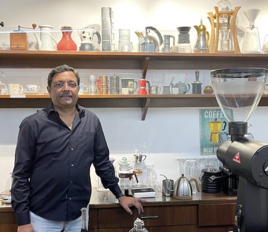 Keshavan of Devan's Coffee shop