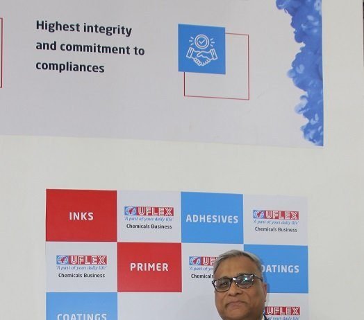 UFlex’ water-based inks, pharma inks & LED inks at PlastIndia UFlex