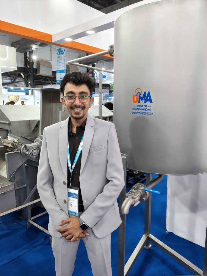 Uma Techno Fab's frying line at Anuga FoodTec 2024