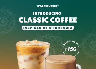 The menu includes the Classic Hot Coffee and the Classic Iced Coffee