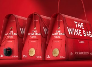 The Wine Bag (Greece) Company: AS Strategy, Branding & Communication The Wine Bag stood out at the WPO awards as a stunning triumph, blending elegance and innovation. This carton bag box for red wine is a masterpiece, meticulously crafted down to the finest details. Beyond its visual appeal, this project's essence lies in the ingenious concept of transforming a wine box into a fashionable and festive accessory
