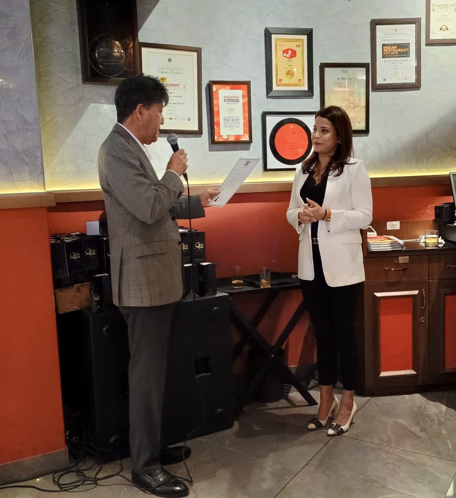 Guests had the opportunity to taste the locally produced soy sauce