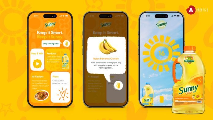 Sunny x Appetite Creative 1 The web app-based connected experience offers users the opportunity to play games to win prizes, learn new cooking hacks and take part in fun daily activities.