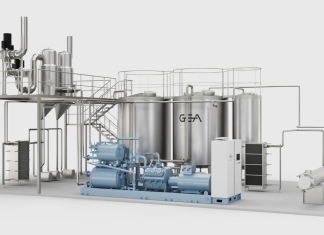 GEA’s energy-efficient dairy evaporator for dairy industry
