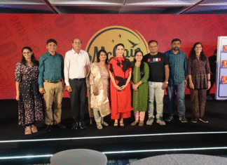 Celebrity Actor Karishma Kapoor in frame with celebrated farmer families of McCain India