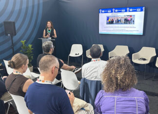 Luciana Pellegrino the president of the World Packaging Organization stated at the WPO in Brazil that from technical evidence, case studies, and WPO’s global initiatives, such as Navigating the Food Loss and Waste Paradox and the Design for Recycling Guidelines, how packaging innovation directly contributes to SDG 2, SDG 12, SDG 13, and SDG 17 Photo WPO