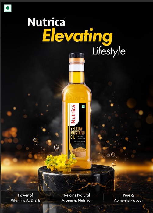 Nutrica Yellow Mustard oil annoucement Nutrica