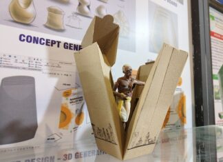 Packaging samples on display at Intrapac