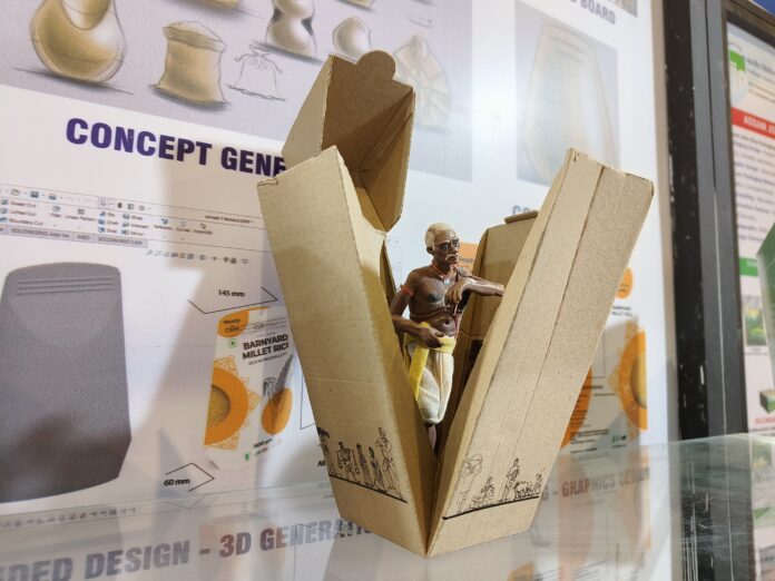 Packaging samples on display at Intrapac