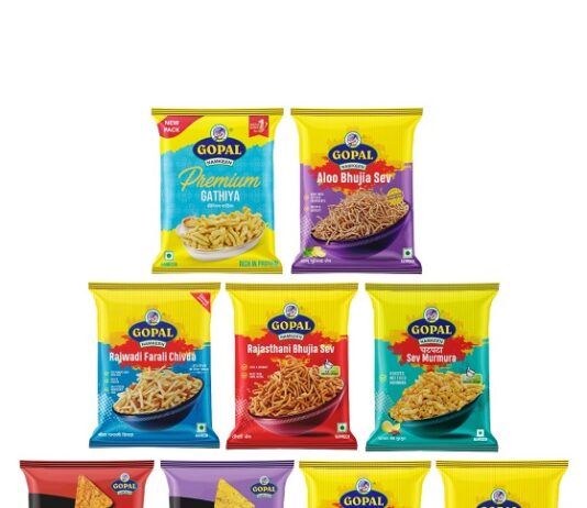 Gopal Snacks rebrands product names Gopal Snacks