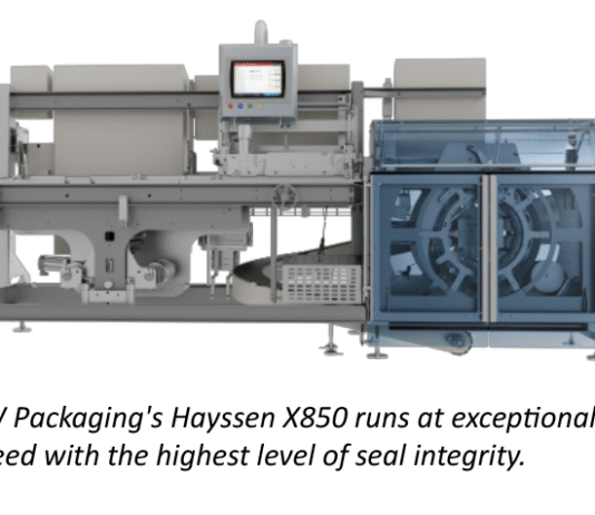 BW Packaging’s Hayssen X850 multi-jaw flow wrapper BW Packaging