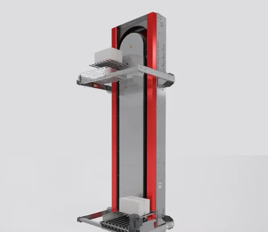 Qimarox vertical conveyor for Irish drinks manufacturer Qimarox