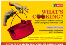 CSE’s innovative culinary course The program, to be held at CSE’s Anil Agarwal Environment Training Institute (AAETI) in Nimli, Rajasthan, from 19-20 February, invites culinary enthusiasts who believe that food can be both delicious and environmentally conscious.