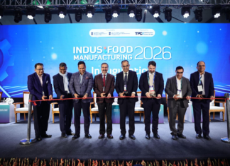 Indusfood Manufacturing 2026 & FoodTech 4.0 begin at Yashobhoomi Organized by the Trade Promotion Council of India (TPCI), Indusfood brings together stakeholders from across the food processing value chain, including technology providers, manufacturers, policymakers, and global partners.