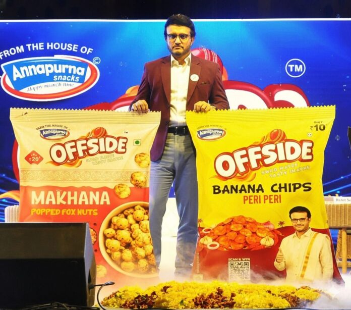 Annapurna Swadisht Limited launched ‘OFFSIDE’, a new FMCG brand endorsed by Sourav Ganguly_2 Annapurna
