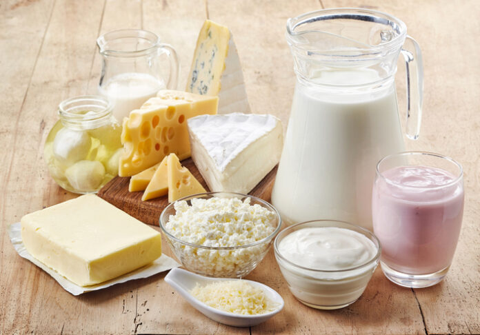 Various fresh dairy products Anuga