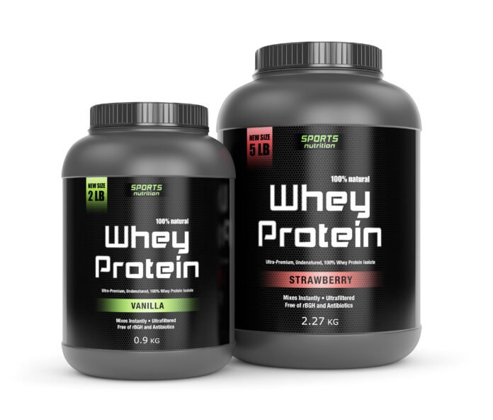 Vanilla and strawberry taste protein protein